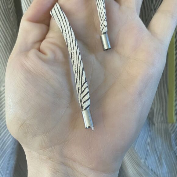 Rebecca Taylor Blouse Womens Sz 10  Cream Gray Kimono Print  Lyocell Flowy NWT - Picture 6 of 14